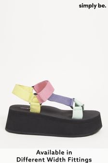 Simply Be Pink Patel Riri Extra Wide Fit Sandals (U77760) | 44 €