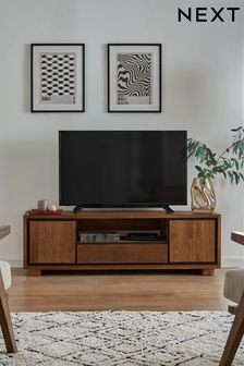 Dark Colton Mango Wood Up to 60 inch TV Unit (U77834) | €355