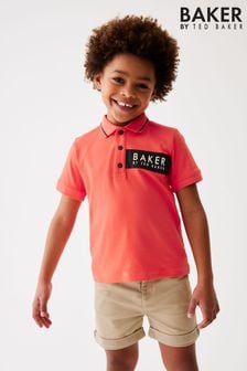 Rot - Baker By Ted Baker Nylon-Poloshirt (U77877) | 31 € - 41 €