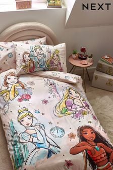 Disney Pink Princess 100% Cotton Duvet Cover And Pillowcase Set (U77881) | KRW37,300 - KRW55,200