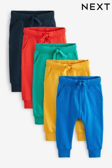 Arc-en-ciel - Lot de 5 pantalons de jogging (3 mois - 7 ans) (U77918) | €35 - €39