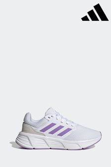 adidas White/Purple Galaxy 6 Trainers (U77943) | €53
