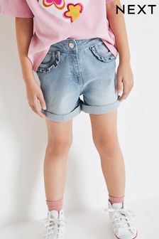 Джинсовые шорты с карманами и оборками (3-16 лет) (U77981) | €11 - €16