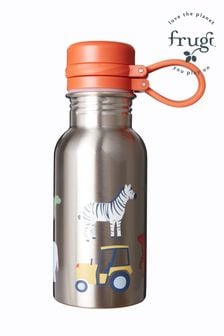 Frugi Natural Reusable 400ml Steel Bottle (U78023) | 485 UAH