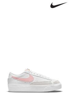 White/Pink - Nike Blazer Low Platform Trainers (U78133) | kr1 650