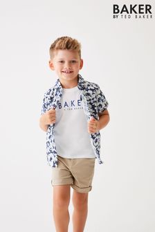 Baker by Ted Baker T-Shirt and Printed Shirt Set