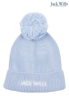 Jack Wills Blue Bobble Hat (U78468) | KRW38,400