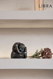 Libra Bronze Trish Sitting Sculpture (U79560) | 440 zł