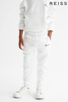 Reiss Ecru Clark Junior Embroidered Jersey Joggers (U79592) | €15