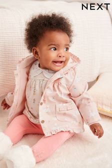 Персиковая утка Розовый - Прорезиненная куртка для малышей (0 мес. - 2 лет) (U79717) | 16 750 тг - 18 090 тг
