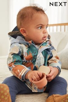  (U79782) | NT$1,110 - NT$1,200 藍色野生動物園 - 嬰兒裝橡膠外套 (0個月至2歲)
