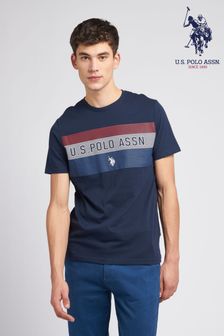 U.S. Polo Assn. Mens Modern Flag T-Shirt (U80401) | €41