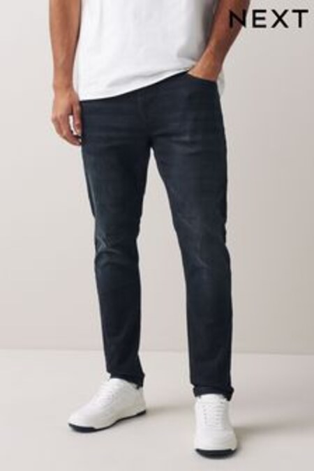 Dark Blue Skinny Soft Touch Stretch Skinny Fit Jeans (U80536) | $61