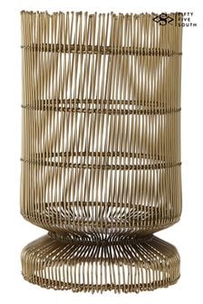 Fifty Five South Silver Small Gold Wire Candle Holder