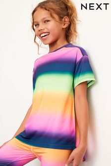 Multi Ombre Rainbow Sports T-Shirt (5-16yrs) (U80701) | €14 - €18.50