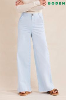 Boden Blue Casual Wide Leg Trousers (U80799) | 285 zł
