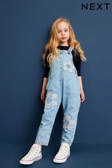 Flower Mom Dungarees (3-16yrs) (U81034) | TRY 575 - TRY 690