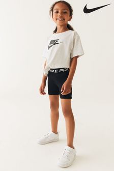 Nike Black Little Kids Pro Dri-FIT Shorts (U81302) | €29