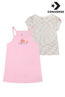 Converse Pink Printed Little Kids Dress Set (U81388) | €24