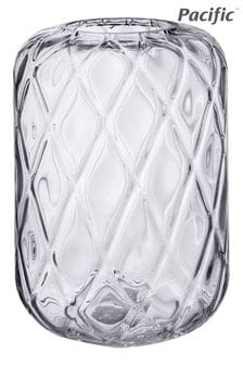 Pacific Clear Glass Quadrant Small Vase (U81580) | €47