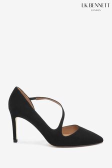 Lk Bennett - Victoria zwarte gemêleerde schoenen (U82000) | €169