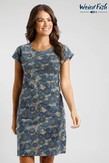Weird Fish Tallahassee Organic Printed Jersey Dress (U82126) | 34 €
