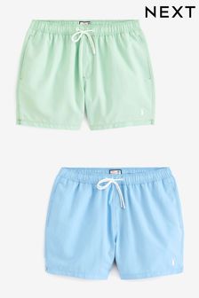 Mint Green/Light Blue 2 pack Swim Shorts (U83143) | €11