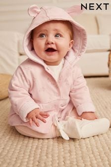 Pink Hooded Baby Jacket (0mths-2yrs) (U83661) | $31 - $35