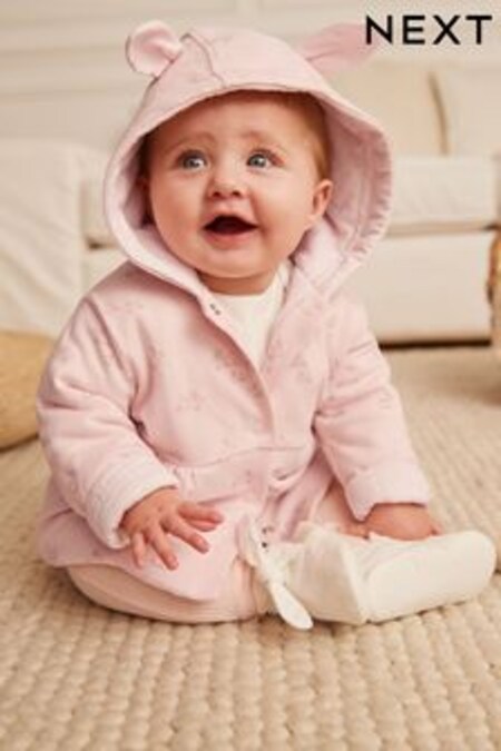 Rose - Veste à capuche pour bébé (0 mois - 2 ans) (U83661) | €15 - €17