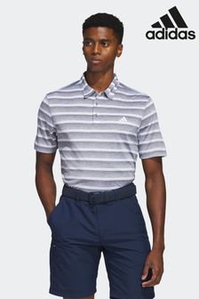رمادي - قميص بولو خطوط لونين من Adidas Golf (U83886) | 173 ر.ق