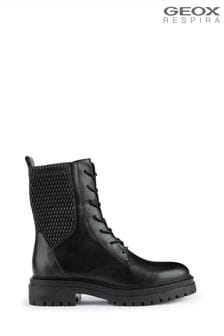 Geox Womens Iridea Black Boots