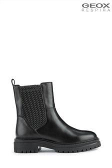 Geox Womens Iridea Black Boots (U84115) | 701 SAR