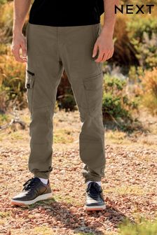 Светлые Светло-коричневый Коричневый - Стретчевые брюки в стиле милитари (U84260) | €33