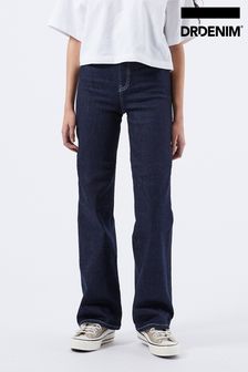 Niebieskie jeansy Dr Denim Moxy z prostymi nogawkami (U84284) | 157 zł