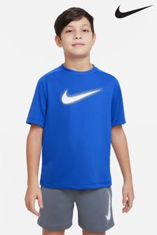 Blue - Nike Dri-fit Multi Graphic Training T-shirt (U84484) | kr370