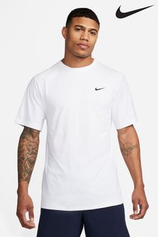Weiß - Nike Dri-fit Hyverse Trainings-T-Shirt (U84545) | 55 €