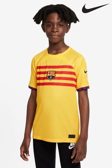 Żółta koszulka z krótkim rękawem Nike Fcb Dri-fit Stadium (U84647) | 190 zł