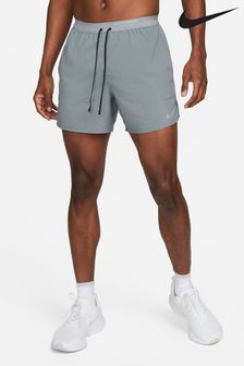 Gris - Nike Dri-fit Stride 5 Shorts de running en pouces (U84695) | €53