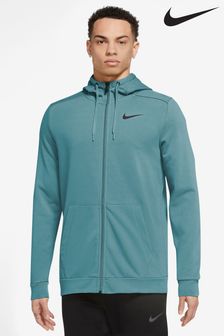 Nike Men's Green Bay Packers Therma-FIT Color Block Green Full-Zip Hoodie