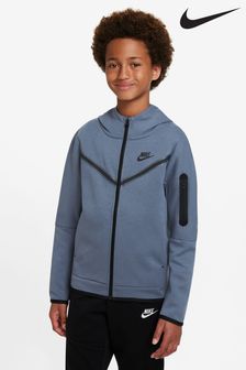 Bleu - Sweat à capuche Nike Tech en polaire (U84748) | €87