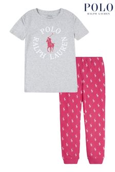 Ralph Lauren Серый пижама с логотипом Polo (U84821) | 36 140 тг