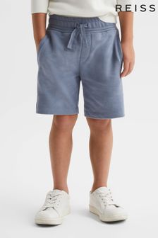 Reiss Ashley Blue Henry Junior Drawstring Jersey Shorts (U85124) | R726