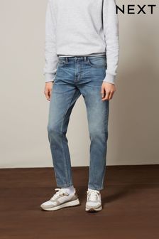 Bleu clair vintage - Coupe slim - Jean Motion Flex (U85167) | €33