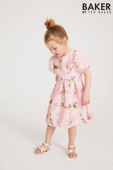 Baker by Ted Baker Pink Floral Scuba Dress (U85326) | $72 - $85