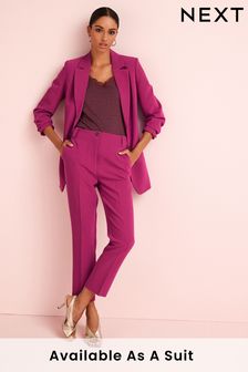 Pink Tailored High Waist Slim Trousers (U85613) | €36