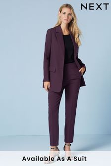 Violett - Tailored Hose in Slim Fit mit hoher Taille (U85615) | 41 €