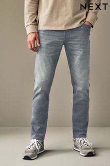 Light Grey Slim Vintage Stretch Authentic Jeans (U85735) | CA$59