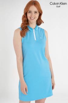 Vestido azul sin mangas St Regis de Calvin Klein Golf (U85825) | 92 €