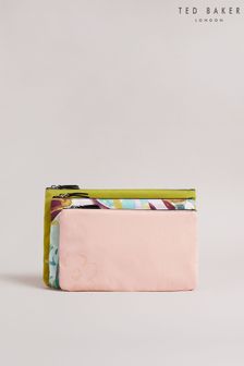 Ted Baker Yellow Wrap Printed Travel Pouches (U85997) | €27