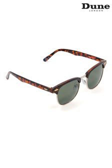 Dune London Brown Objective Retro Half Frame Sunglasses (U86153) | €51